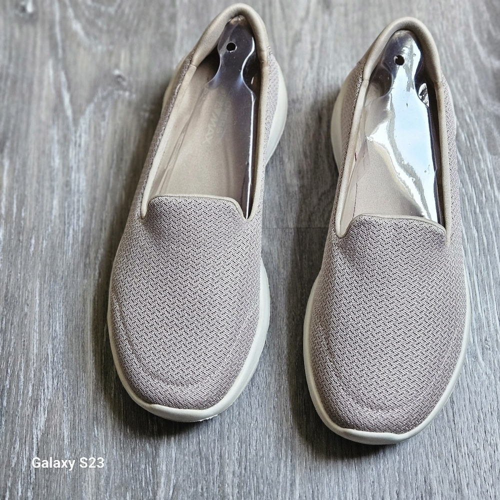 Skechers GoWalk Joy Slip On Sneakers Flats Shoes Taupe Womens 8.5 - Picture 5 of 10